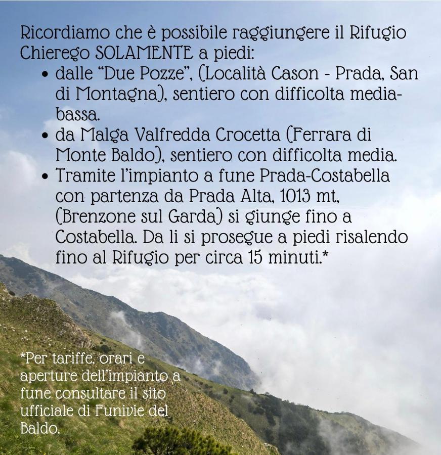 Hotel Rifugio Chierego Brenzone sul Garda Esterno foto